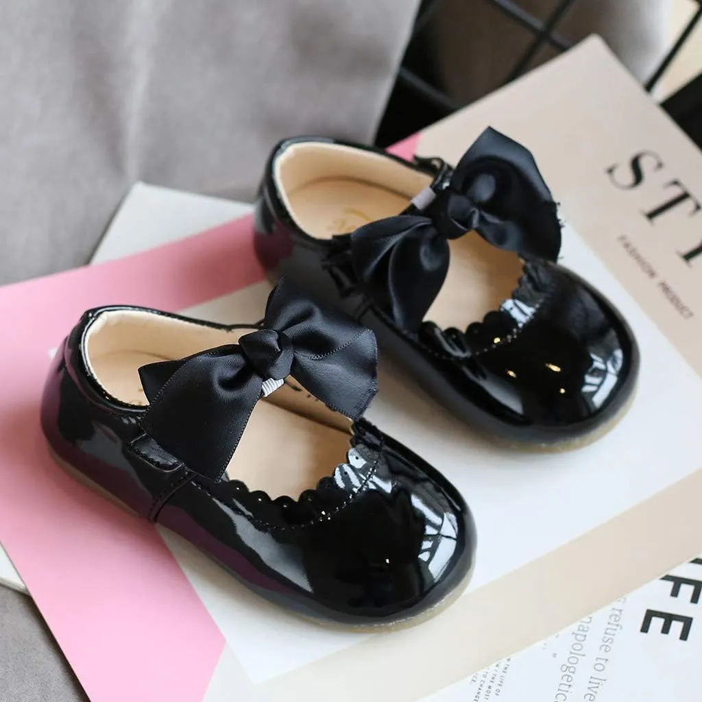 School Uniform Dress Shoes for Toddler Girls Mary Jane Flats Flower Girl Shoes Little Kid Ballet Shoes Church Kids Shoes