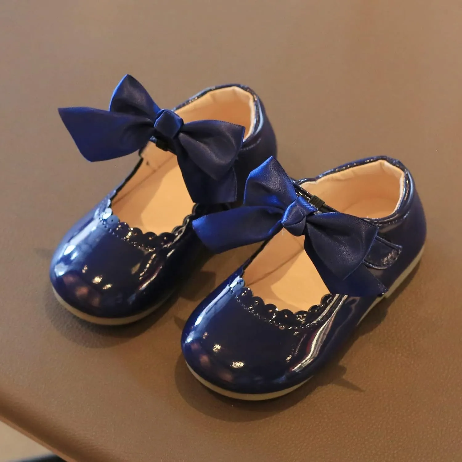 School Uniform Dress Shoes for Toddler Girls Mary Jane Flats Flower Girl Shoes Little Kid Ballet Shoes Church Kids Shoes