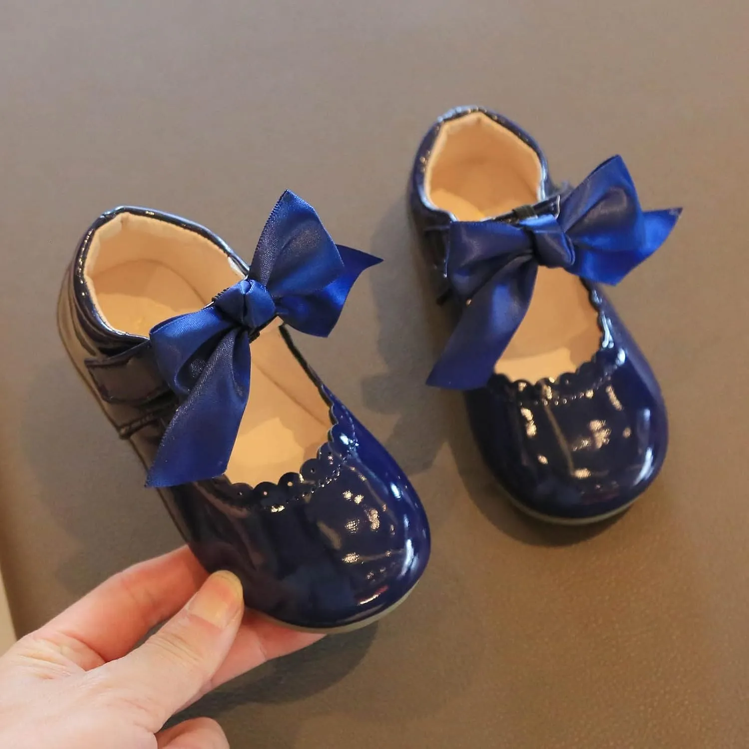 School Uniform Dress Shoes for Toddler Girls Mary Jane Flats Flower Girl Shoes Little Kid Ballet Shoes Church Kids Shoes