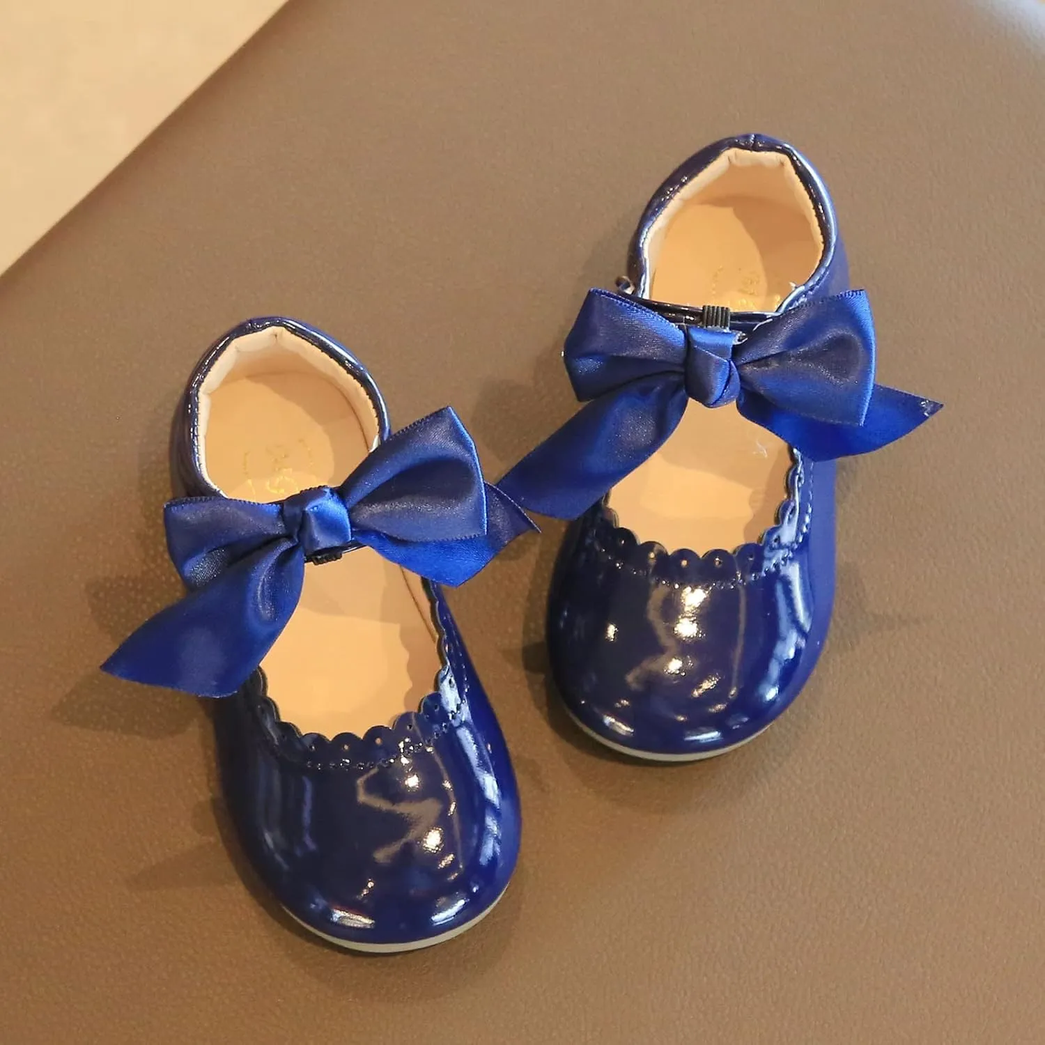 School Uniform Dress Shoes for Toddler Girls Mary Jane Flats Flower Girl Shoes Little Kid Ballet Shoes Church Kids Shoes