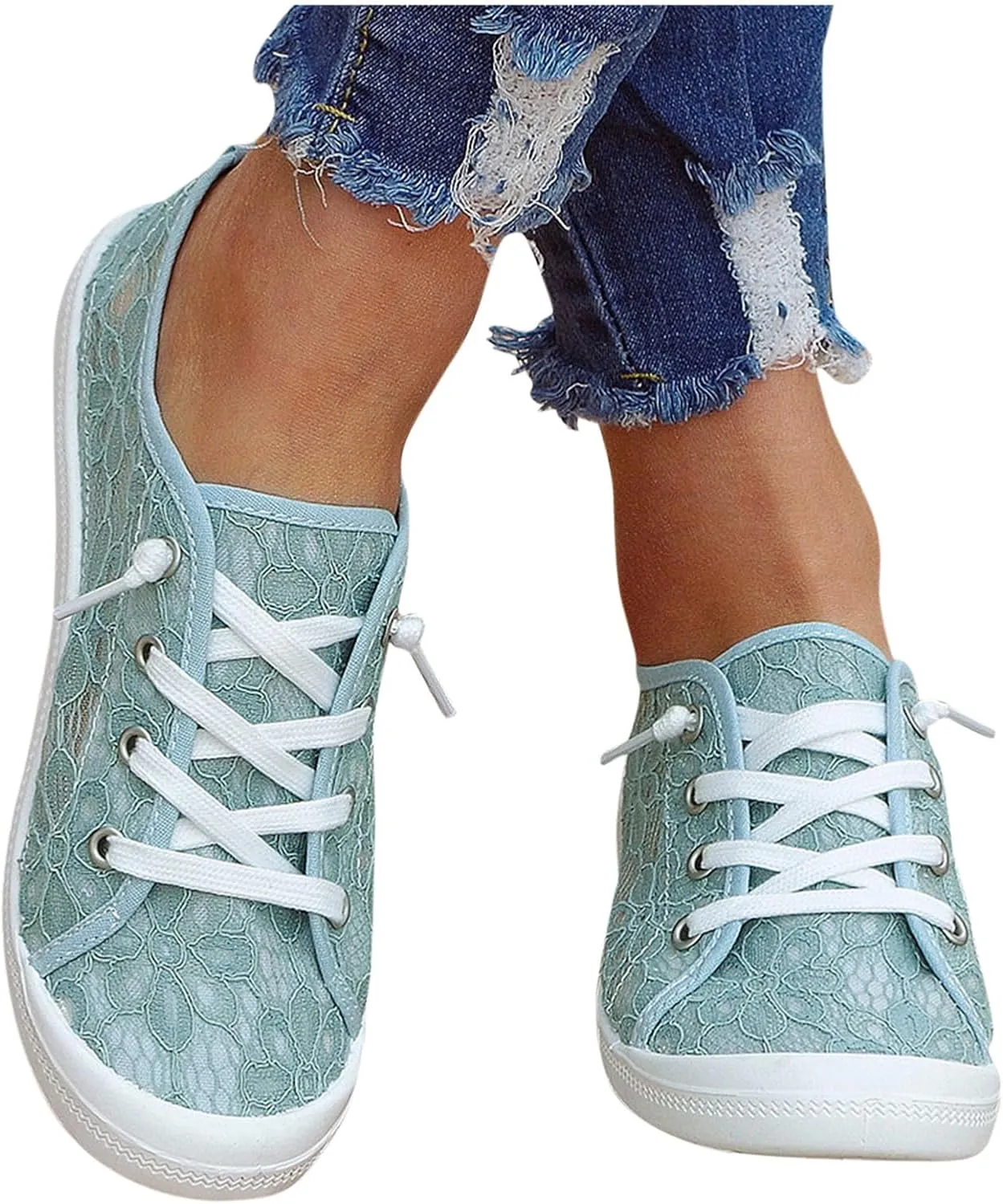 Slip Ladies Loafers for Women's Shoes Vulcanize Flat On Lace Women's Casual Shoes Casual Lace up Sneaker
