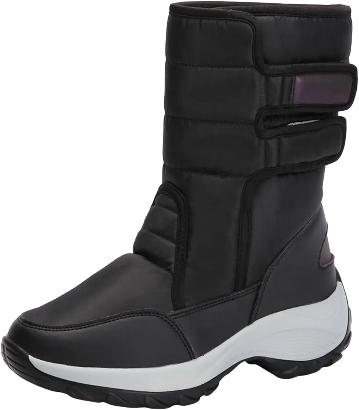 Slip On Snow Boots For Women Waterproof Winter Boots Wide Width Warm Boots Ski Boots Hiking Boots Mid Calf Boots