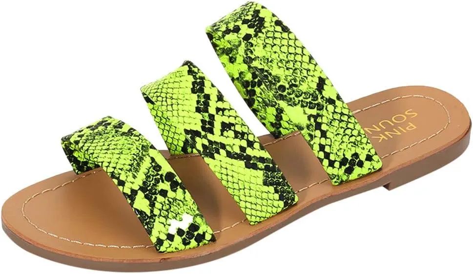 Slippers for Women Wide Width Gibobby 2019 Comfy Platform Sandals Shoes Summer Beach Travel Slipper Flip Flop