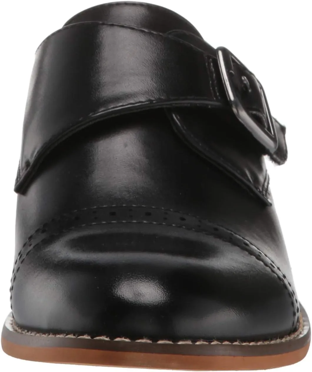 STACY ADAMS Boy's Desmond Cap-Toe Monk Strap Loafer