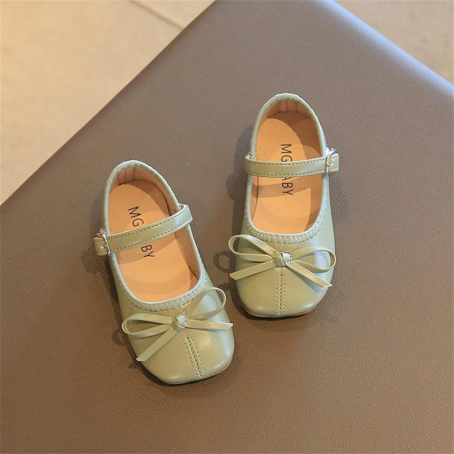 Toddler Dress Shoes Bowknot Mary Jane Shoes Girls Ballet Flat𝘀 for Kids Wedding Par𝘁y Big Kids Girls Size 6 Boots