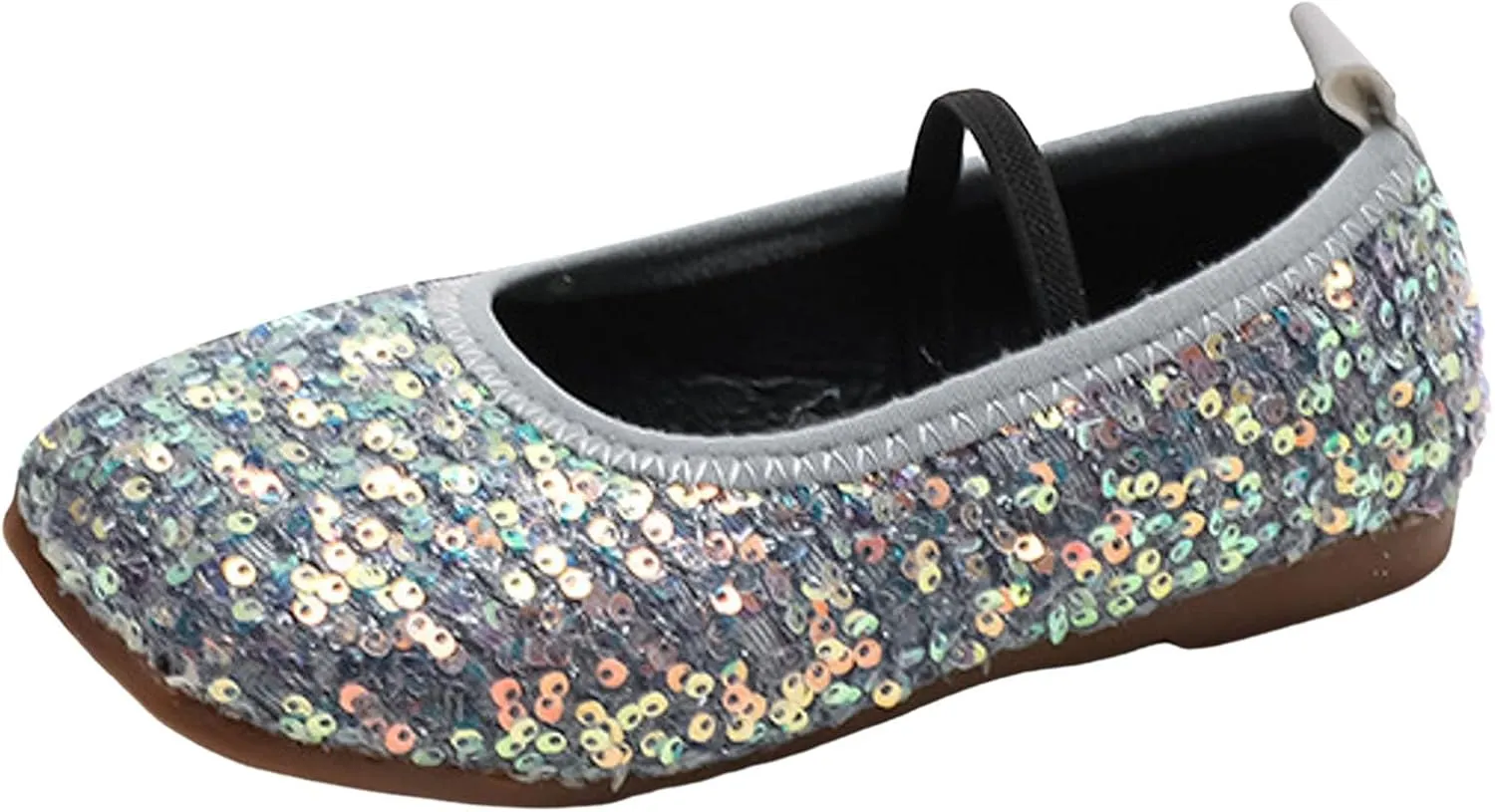 Toddler Girls Mary Jane Dress Shoes Ballet Flats Dress Up Shoes Sparkly Princess Mary Jane Shoes Uniform Dress Shoes