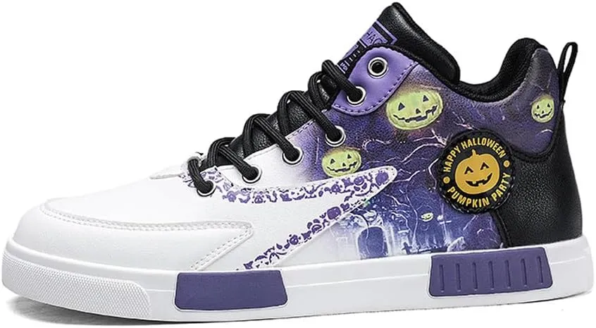 VAXAV Men's Fashion High Top Road Running Sneakers Skate Walking Driving Shoes