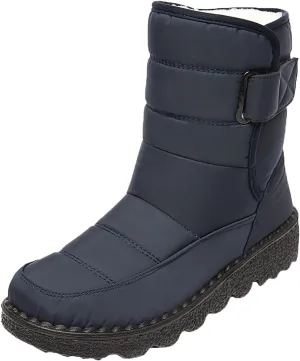 Winter Boots for Women Warm Snow Boots Waterproof Mid Calf Boots Outdoor Booties Comfortable Shoes for Women