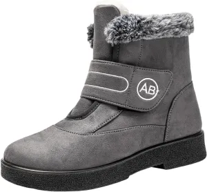 Winter Boots For Women Waterproof Waterproof Snow Boots Fur Lined Ankle Booties Warm Mid Calf Boots Outdoor Shoes