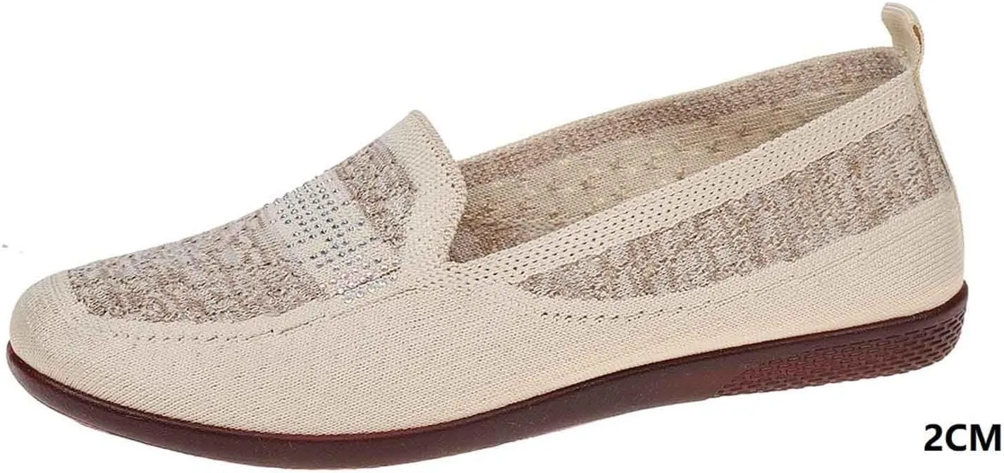 Women's Casual Slip On Shoes Breathable Comfortable Flat Loafers for Daily Wear with Semi Casual Dress Shoes for Men