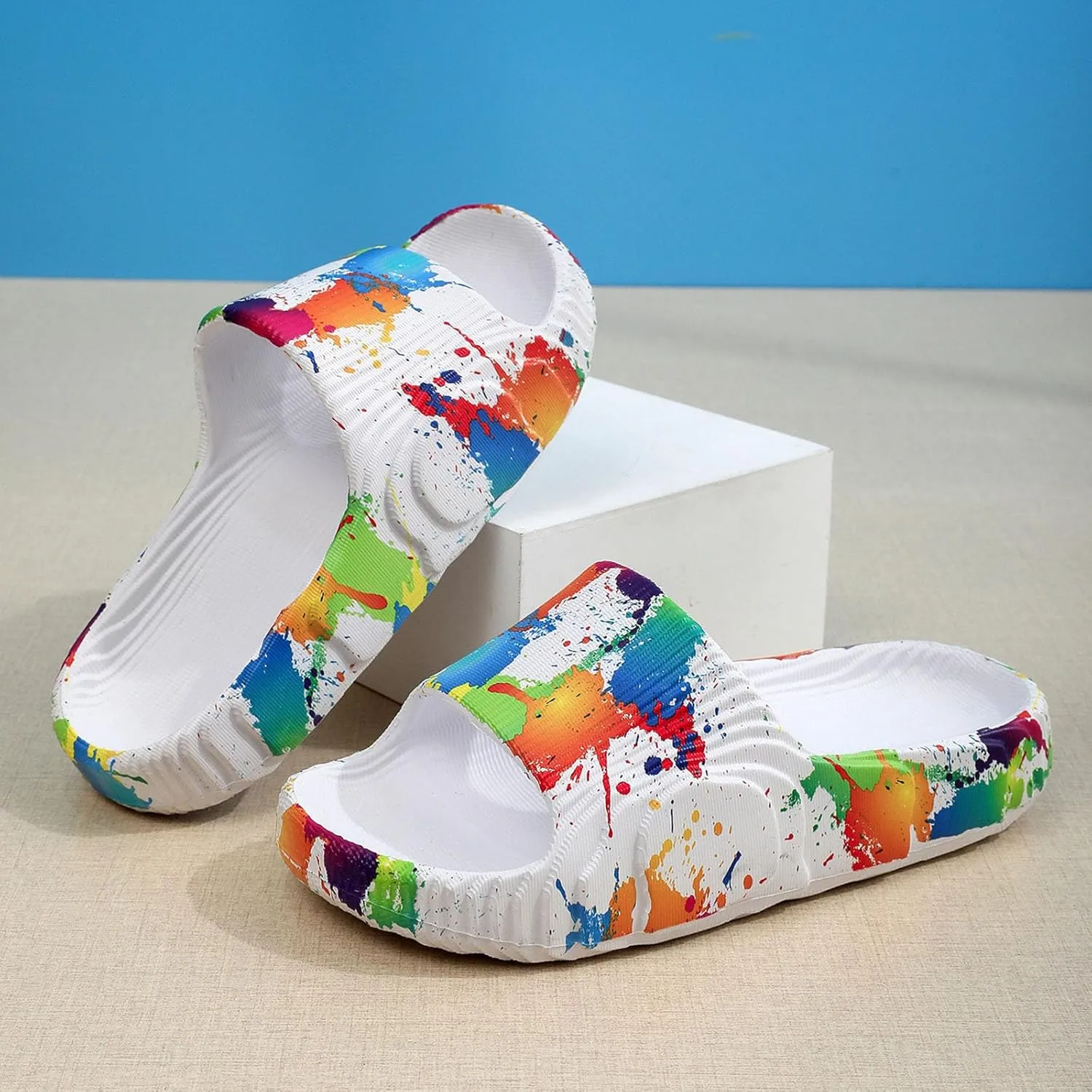 Women's Fashion Slippers Indoor Home Beach Non Slip Sandal Walking Sandals Women's Breathable Casual Sandals