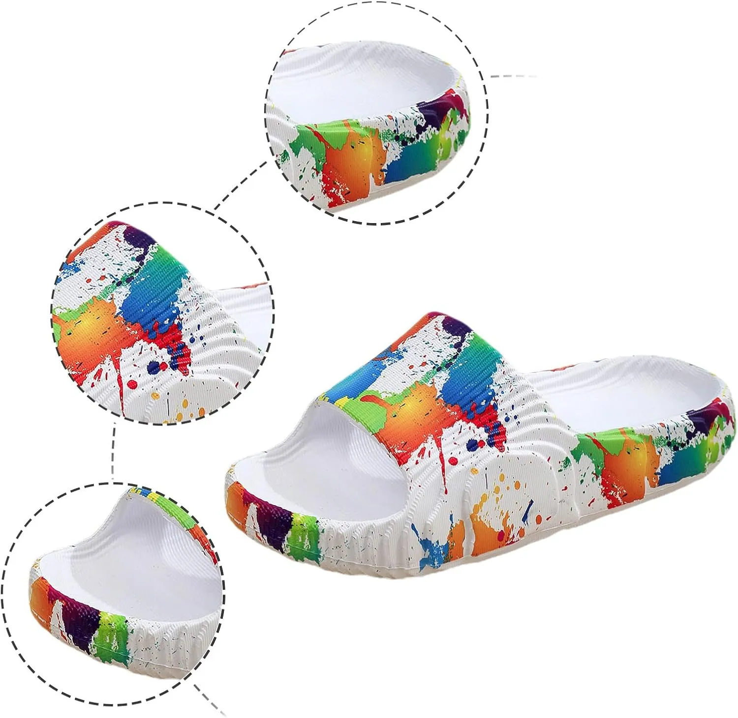 Women's Fashion Slippers Indoor Home Beach Non Slip Sandal Walking Sandals Women's Breathable Casual Sandals