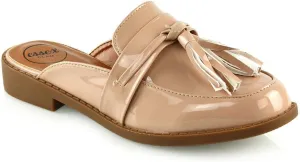 Womens Slip On Shoes Ladies Backless Tassel Casual Loafer Shoes