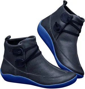 Work Boots for Women Ankle Wide Width Booties Women Womens Boots Ankle Low Heel Mens Casual Boot Solid Color Comfy Casual Pump Closed Toe Stacked Heel