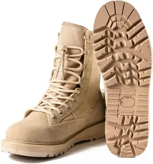 Wygwlg Mens Military Tactical Work Boots Wide, Men Lightweight Breathable Waterproof High Top Lace up Combat Boots, Resistant Non Slip Combat Sneakers Shoes, for Camping, Jungle Combat