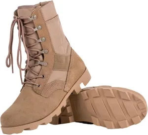 Wygwlg Mens Outdoor Tactical Work Boots, Men High Top and Lace up Waterproof Desert Army Tactical Combat Boots, Lightweight Work Army Boots, for Outdoor Sports Like Camping, Climbing
